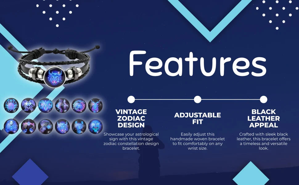 Astrological Energy Bracelets - Shop Zodiac Sign Jewelry | Cosmic Crystal Bracelets