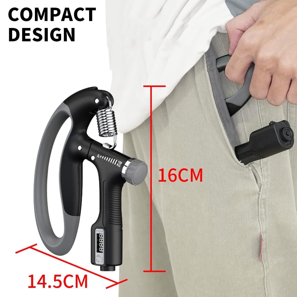 Digital Hand Exerciser - Adjustable Strength Training