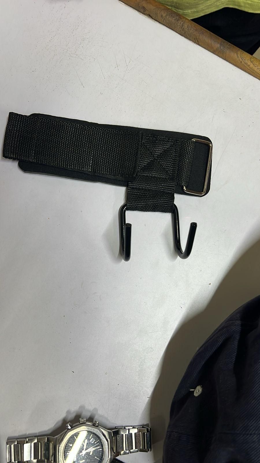 Weight Lifting Rod Hooks Wrist Support: Professional Training Equipment