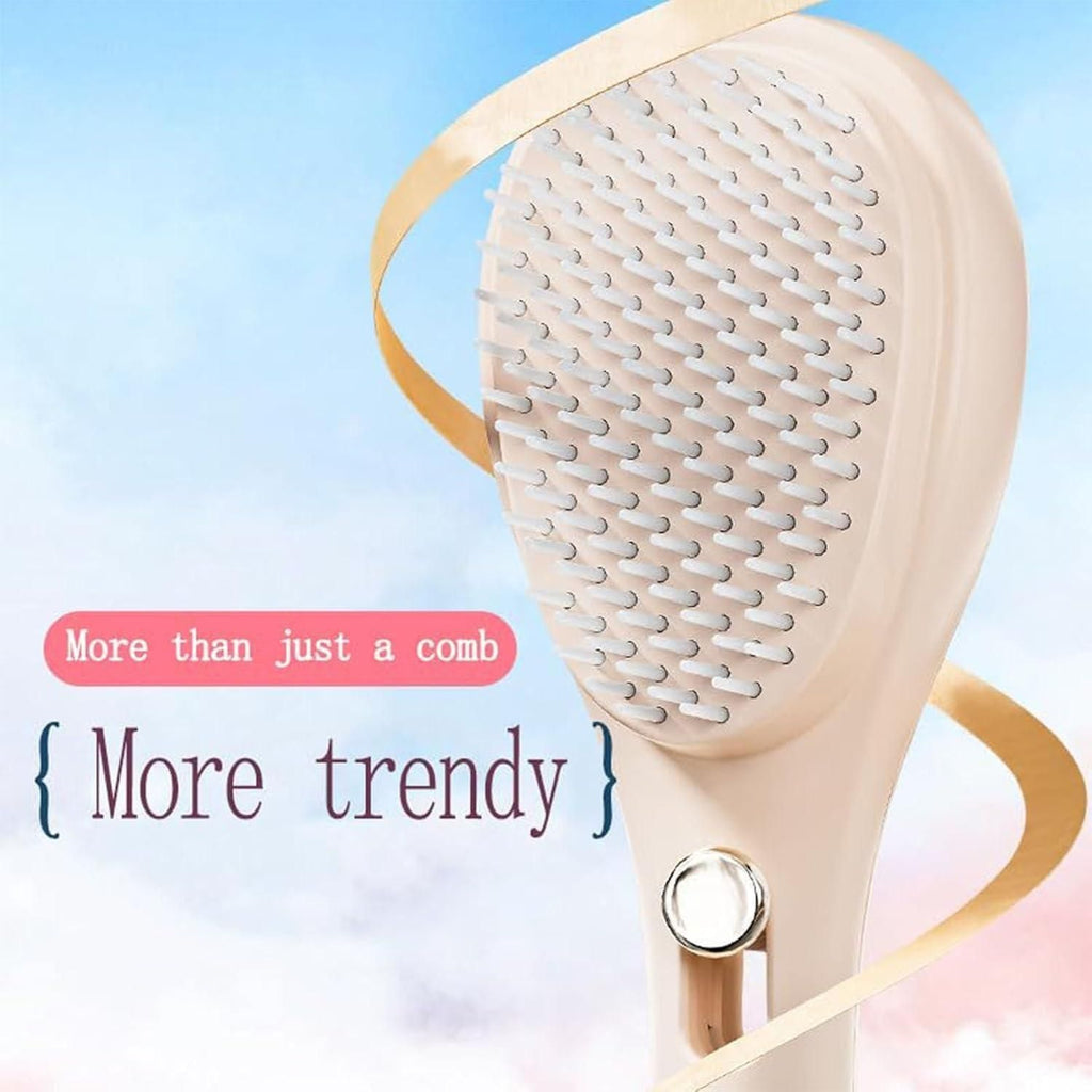 Smart Retractable Bristle Scalp Massager - Customizable Intensity for Perfect Scalp Care