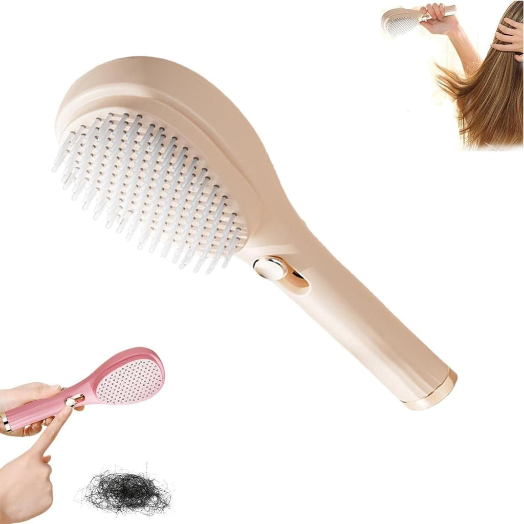 Smart Retractable Bristle Scalp Massager - Customizable Intensity for Perfect Scalp Care